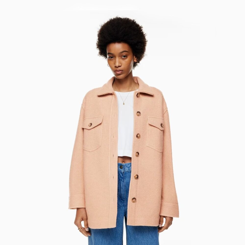 Aritzia Wilfred Free The Ganna Utility Shirt Jacket - Size XXS